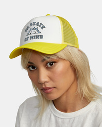 1 Va State Foamy Trucker Hat White AVJHA00168 RVCA
