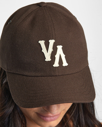 1 Dugout - Dad Cap for Women Brown AVJHA00189 RVCA