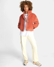 3 Eezeh Puffer JACKET Brown AVJJK00104 RVCA