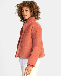 4 Eezeh Puffer JACKET Brown AVJJK00104 RVCA