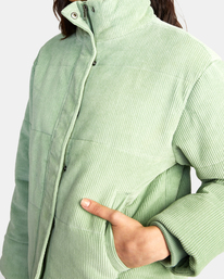 2 Eezeh Puffer JACKET Green AVJJK00104 RVCA