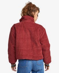 2 Eezeh Puffer JACKET Red AVJJK00104 RVCA