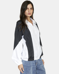 11 Throwback Windbreaker Jacket Black AVJJK00169 RVCA