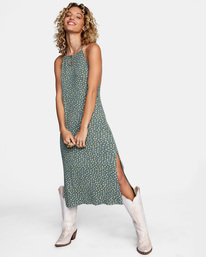 1 Endless Fun Midi Dress Green AVJKD00120 RVCA