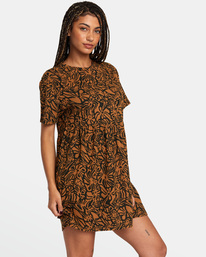 4 City Vibes Mini Dress Black AVJKD00122 RVCA