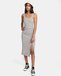 1 Plateau Midi Dress Grey AVJKD00131 RVCA