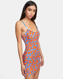 4 Just Friends Midi Dress Red AVJKD00134 RVCA