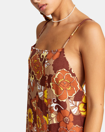5 Heating Up Tank Dress Brown AVJKD00139 RVCA