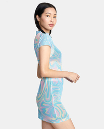 4 Phantasm Mini Dress Grey AVJKD00144 RVCA