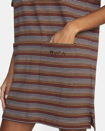 6 Parker T-Shirt Dress Brown AVJKD00150 RVCA