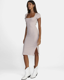 1 Partition Midi Dress Orange AVJKD00151 RVCA