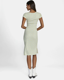 2 Partition Midi Dress Yellow AVJKD00151 RVCA