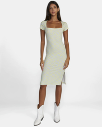 0 Partition Midi Dress Yellow AVJKD00151 RVCA