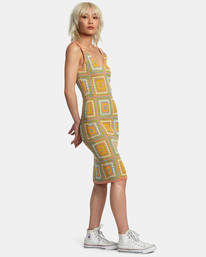 5 Squared - Vestido de ganchillo para Mujer Amarillo AVJKD00157 RVCA