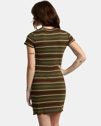 rvca, Rover Rib Knit Dress, DARK OLIVE (dko) Rover - Rib Knit Dress for Women AVJKD00163