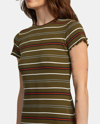 5 Rover Rib Knit Dress Brown AVJKD00163 RVCA