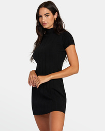 4 Jones - Jumper Dress for Women Black AVJKD00177 RVCA