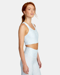 6 VA Essential Sports Bra Blue AVJKT00131 RVCA