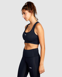 3 VA Essential Sports Bra Black AVJKT00131 RVCA