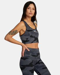 5 VA Essential Sports Bra Brown AVJKT00131 RVCA