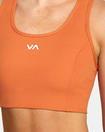 2 VA Essential Sports Bra Brown AVJKT00131 RVCA
