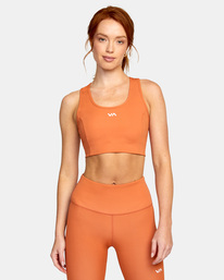 rvca, VA Essential Sports Bra, COCOA (cca) VA ESSENTIAL BRA AVJKT00131