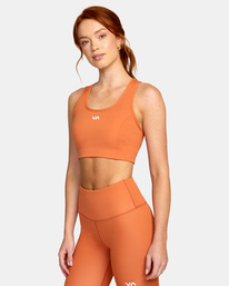 4 VA Essential Sports Bra Brown AVJKT00131 RVCA