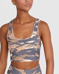4 VA Essential Sports Bra Brown AVJKT00131 RVCA