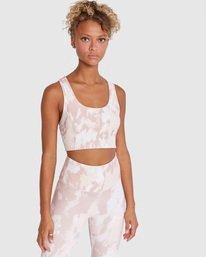 0 VA Essential Sports Bra Pink AVJKT00131 RVCA