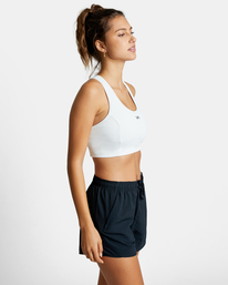 6 VA Essential Sports Bra White AVJKT00131 RVCA