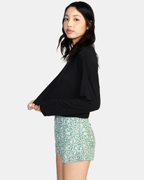 1 Countdown II Long Sleeve Knit Top Black AVJKT00159 RVCA