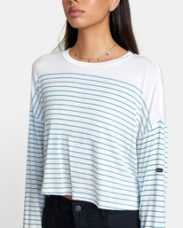 2 Countdown II Long Sleeve Knit Top Blue AVJKT00159 RVCA