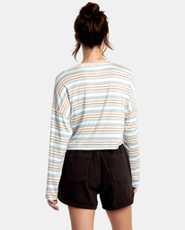 1 Countdown II Long Sleeve Knit Top White AVJKT00159 RVCA