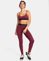 3 Base Sports Bra Red AVJKT00162 RVCA