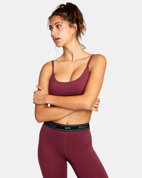 4 Base Sports Bra Red AVJKT00162 RVCA