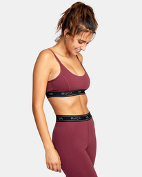 5 Base Sports Bra Red AVJKT00162 RVCA