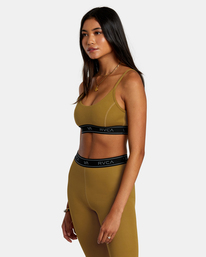 4 Base Sports Bra Brown AVJKT00162 RVCA