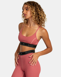 4 Base Sports Bra Orange AVJKT00162 RVCA