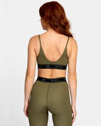 1 Base Sports Bra Green AVJKT00162 RVCA