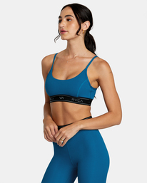 4 Base Sports Bra Green AVJKT00162 RVCA