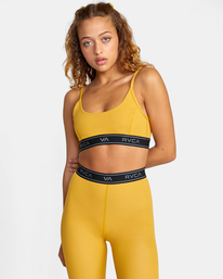 0 Base Sports Bra Yellow AVJKT00162 RVCA