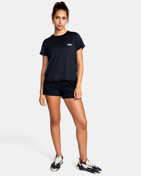 3 Women's Sport Vent Workout Tee  AVJKT00163 RVCA