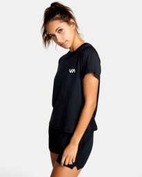 4 Women's Sport Vent Workout Tee  AVJKT00163 RVCA