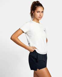 5 Women's Sport Vent Workout Tee Black AVJKT00163 RVCA