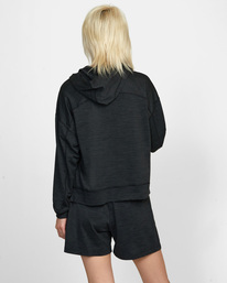 1 C-Able Cropped Workout Hoodie Black AVJKT00166 RVCA