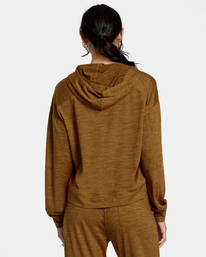 1 C-Able Cropped Workout Hoodie Brown AVJKT00166 RVCA