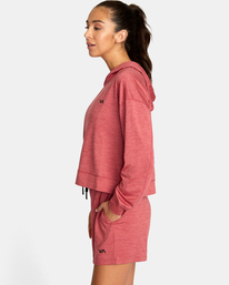 4 C-Able Cropped Workout Hoodie Pink AVJKT00166 RVCA