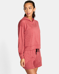 5 C-Able Cropped Workout Hoodie Pink AVJKT00166 RVCA