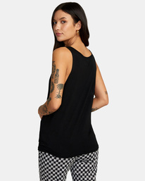 rvca, Minted Moto Tank Top, RVCA BLACK (rvb) MINTED MOTO TANK AVJKT00167