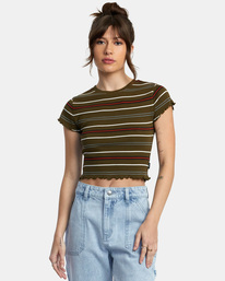 0 Classmate - T-shirt pour Femme Marron AVJKT00168 RVCA